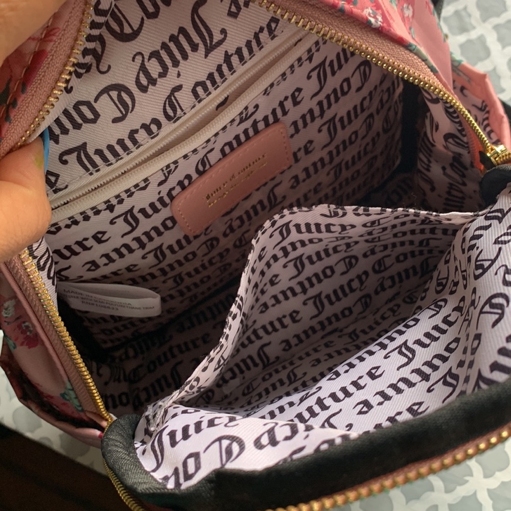 JUICY COUTURE Pink Floral‎ Backpack - Picture 6 of 13